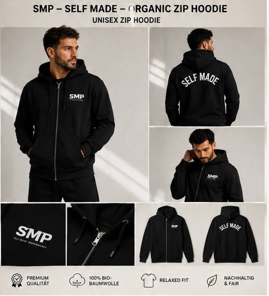 SMP Organic Zip Hoodie – Unisex