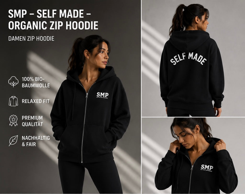 SMP Organic Zip Hoodie – Unisex
