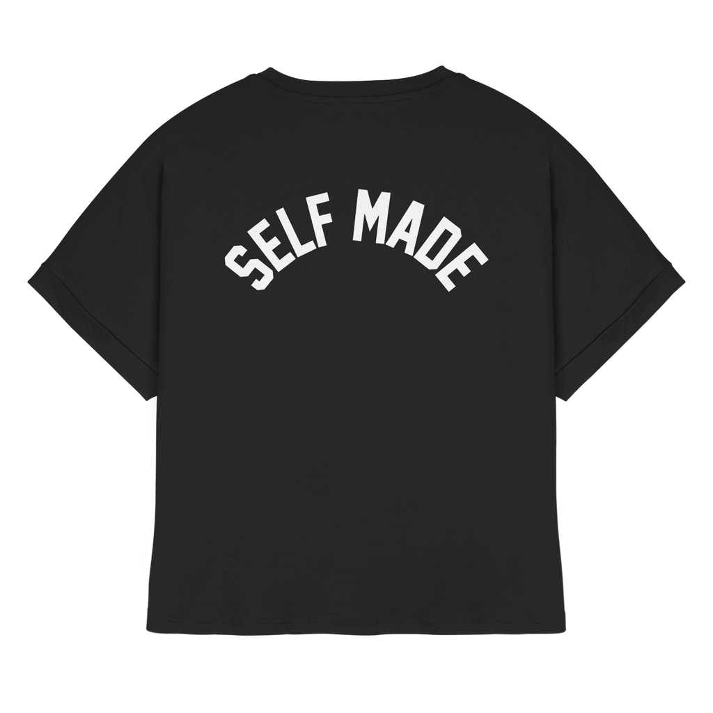 Self Made Performance - Women´s T-Shirt - Womens Organic Rolled Sleeves T-Shirt