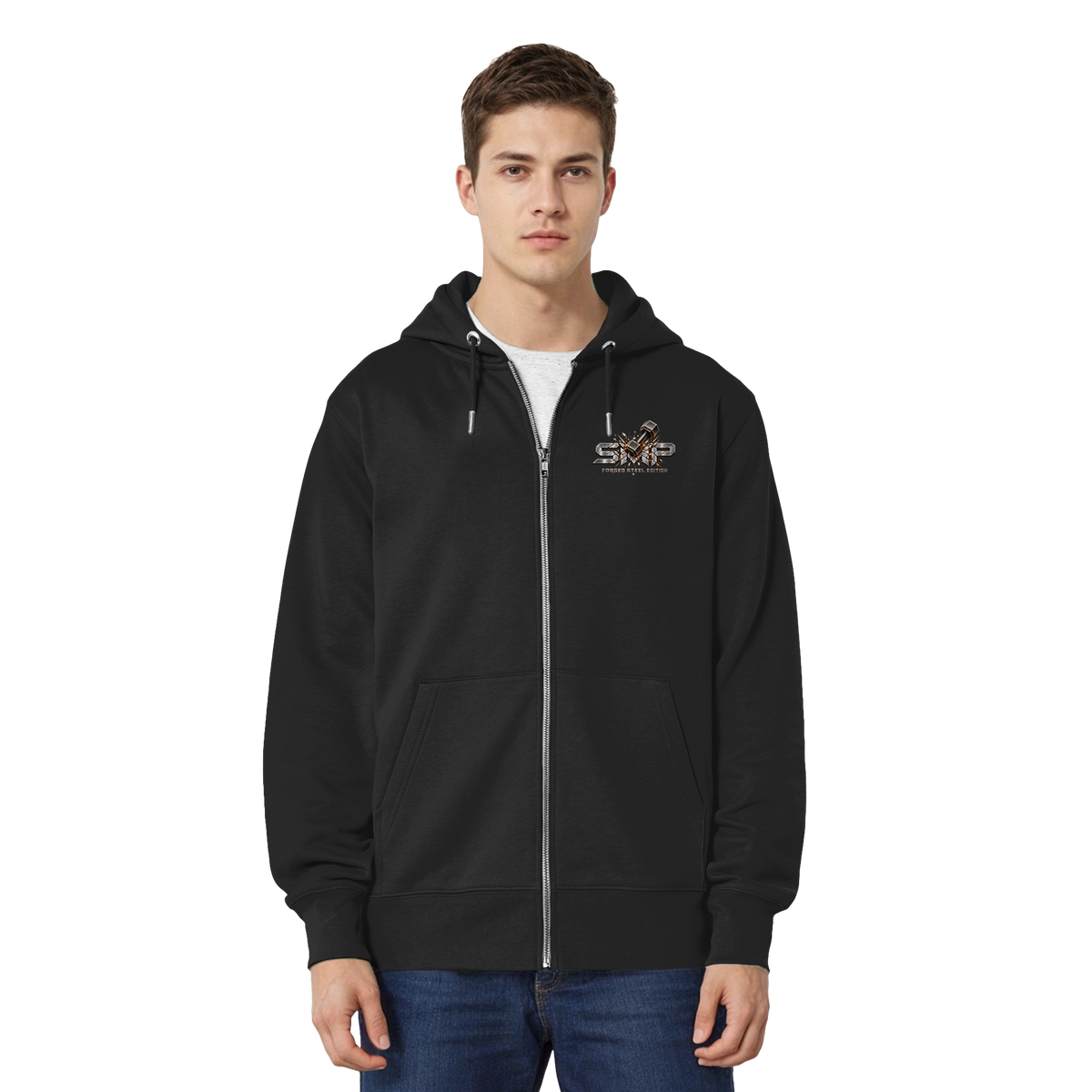 SMP Forged Steel Edition – Organic Zip-Hoodie