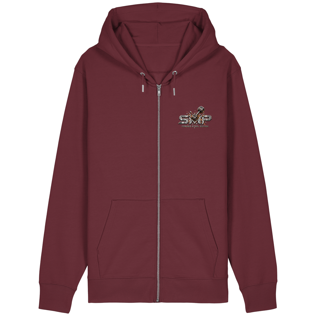 SMP Forged Steel Edition – Organic Zip-Hoodie
