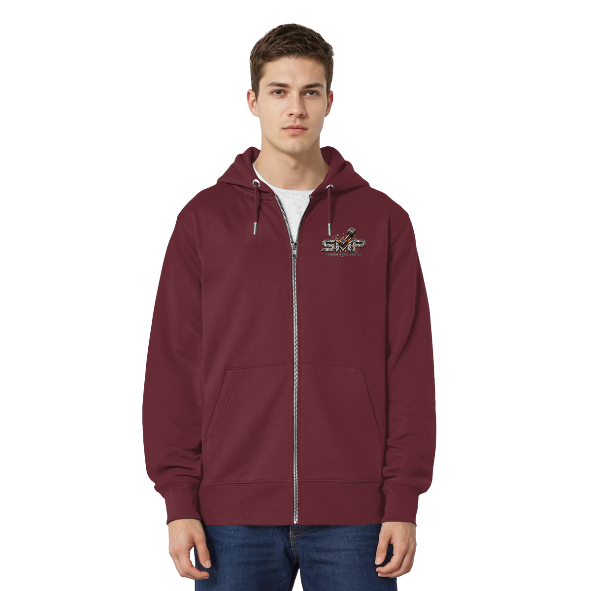 SMP Forged Steel Edition – Organic Zip-Hoodie