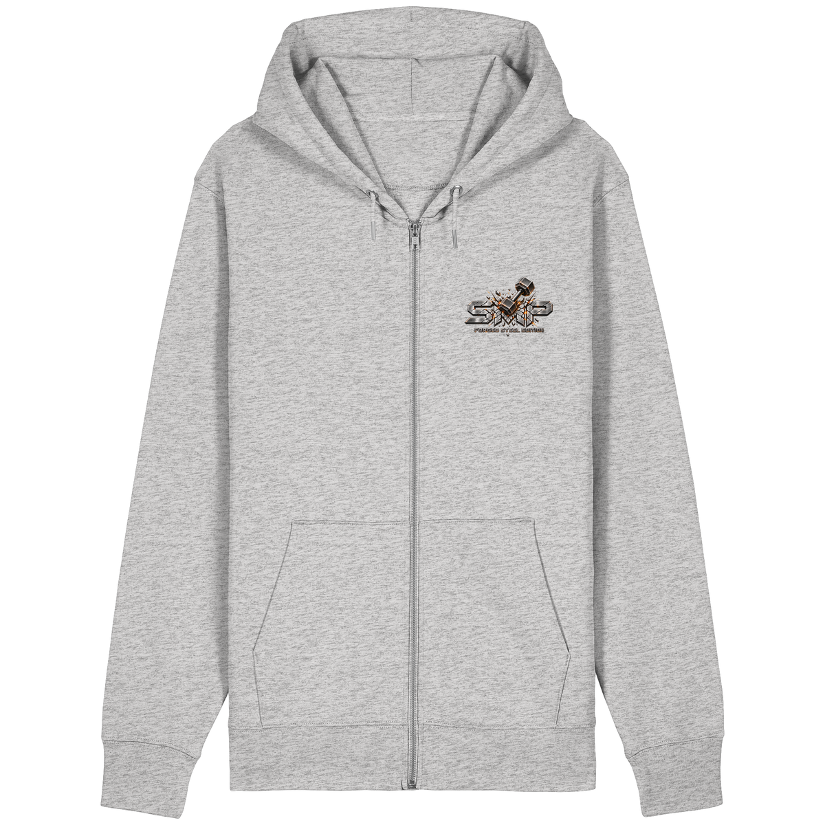 SMP Forged Steel Edition – Organic Zip-Hoodie