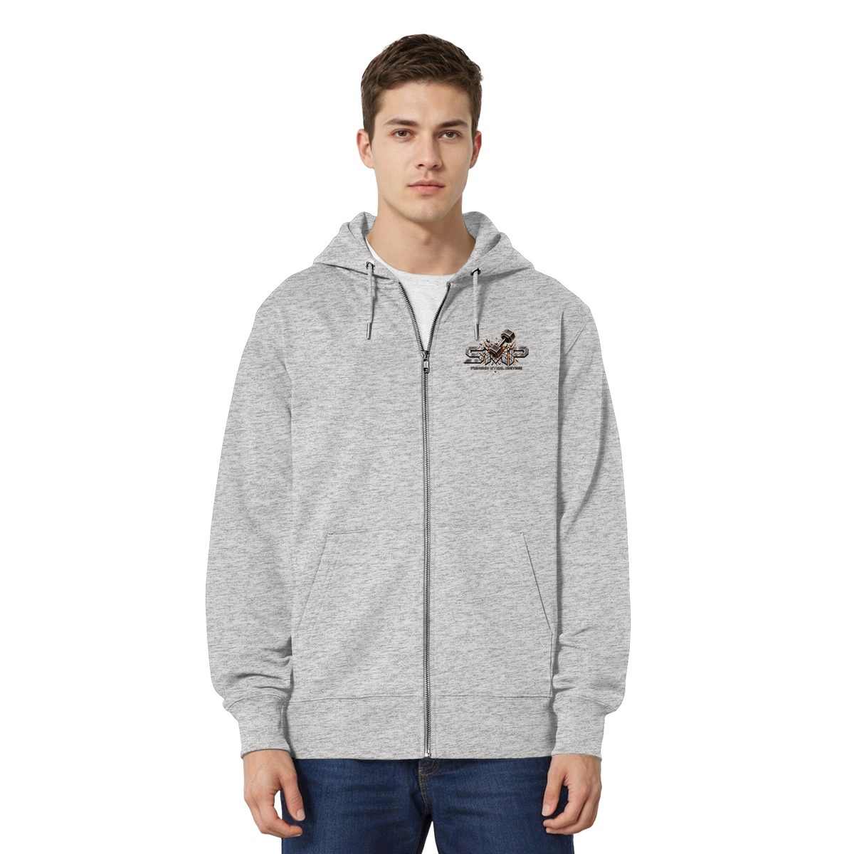 SMP Forged Steel Edition – Organic Zip-Hoodie