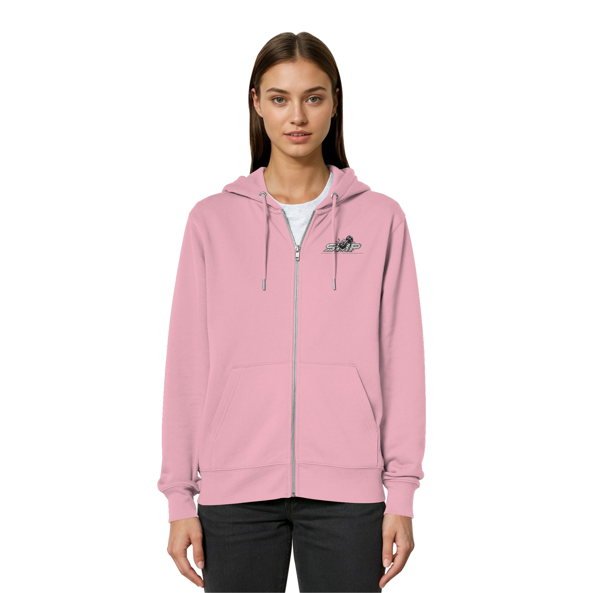 SMP Ladies – Organic Zip-Hoodie