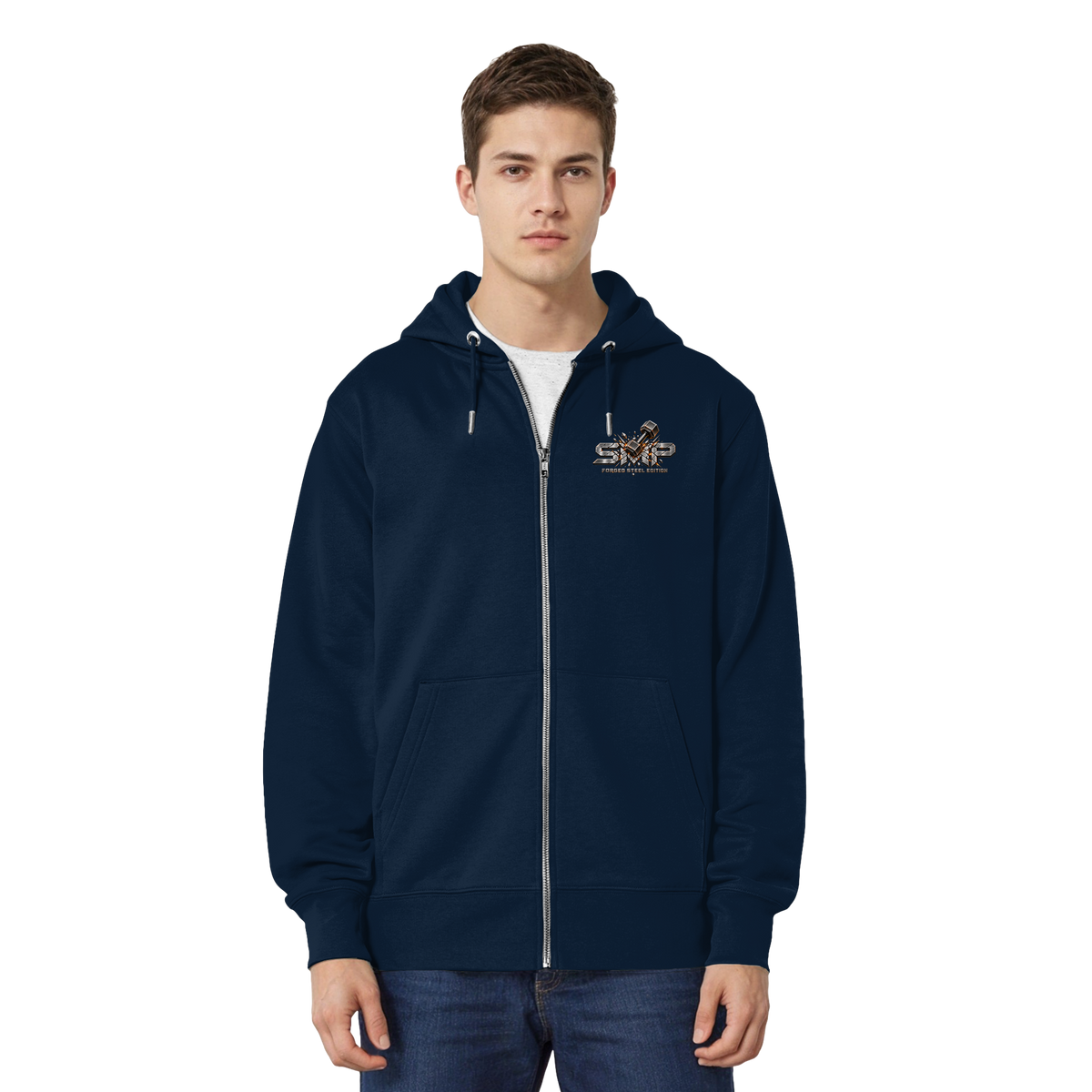 SMP Forged Steel Edition – Organic Zip-Hoodie