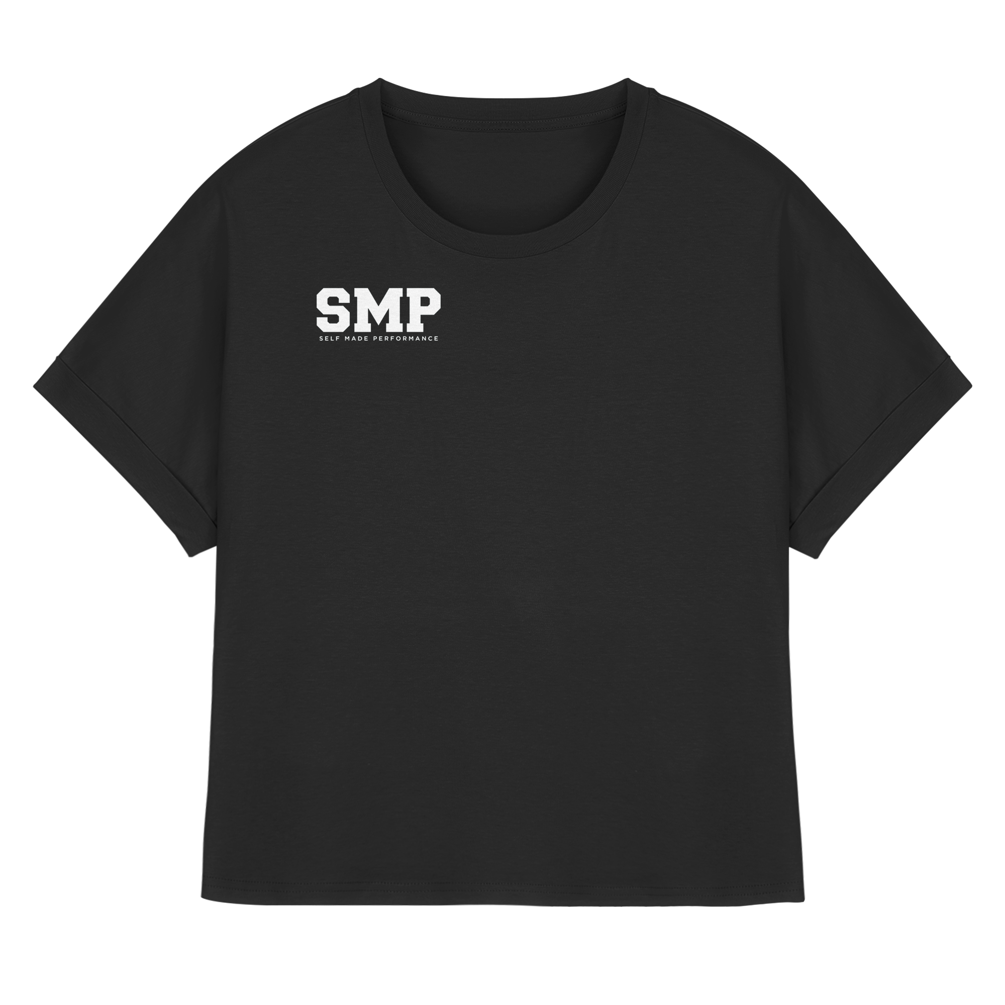 Self Made Performance - Women´s T-Shirt - Womens Organic Rolled Sleeves T-Shirt