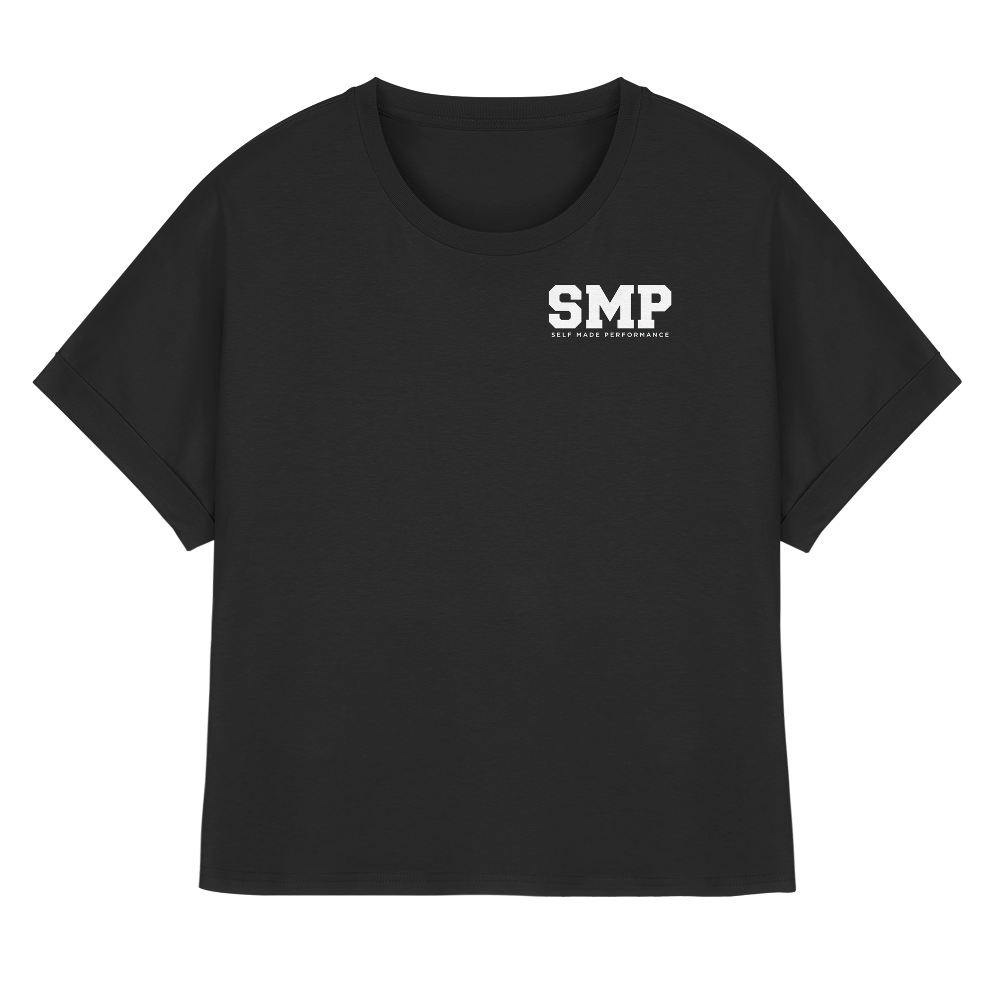 Self Made Performance - Women´s T-Shirt - Womens Organic Rolled Sleeves T-Shirt